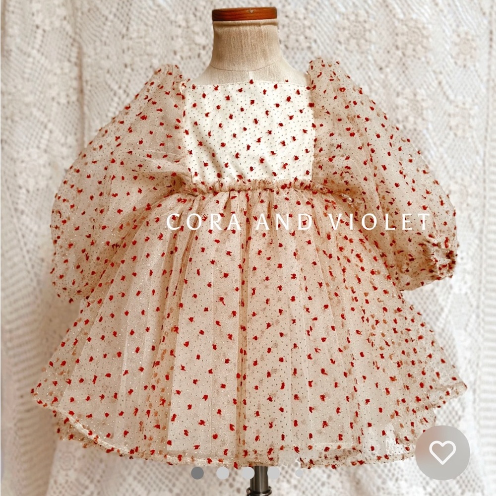 Cora & Violet handmade dress. size 4-6T